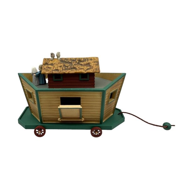 Hallmark Keepsake Ornament Noah's Ark Three Piece Set Special Edition Handcrafte - Picture 3 of 13